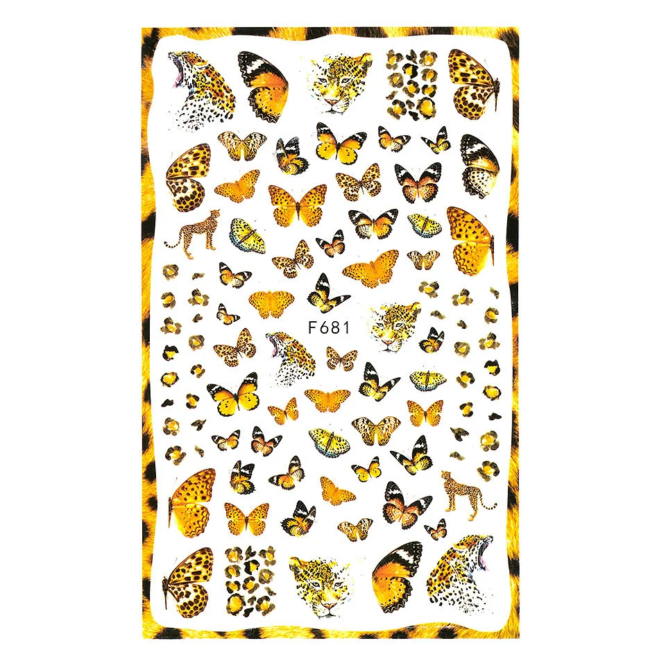 Abtibild Unghii SensoPRO Milano Rare Butterfly, model F681