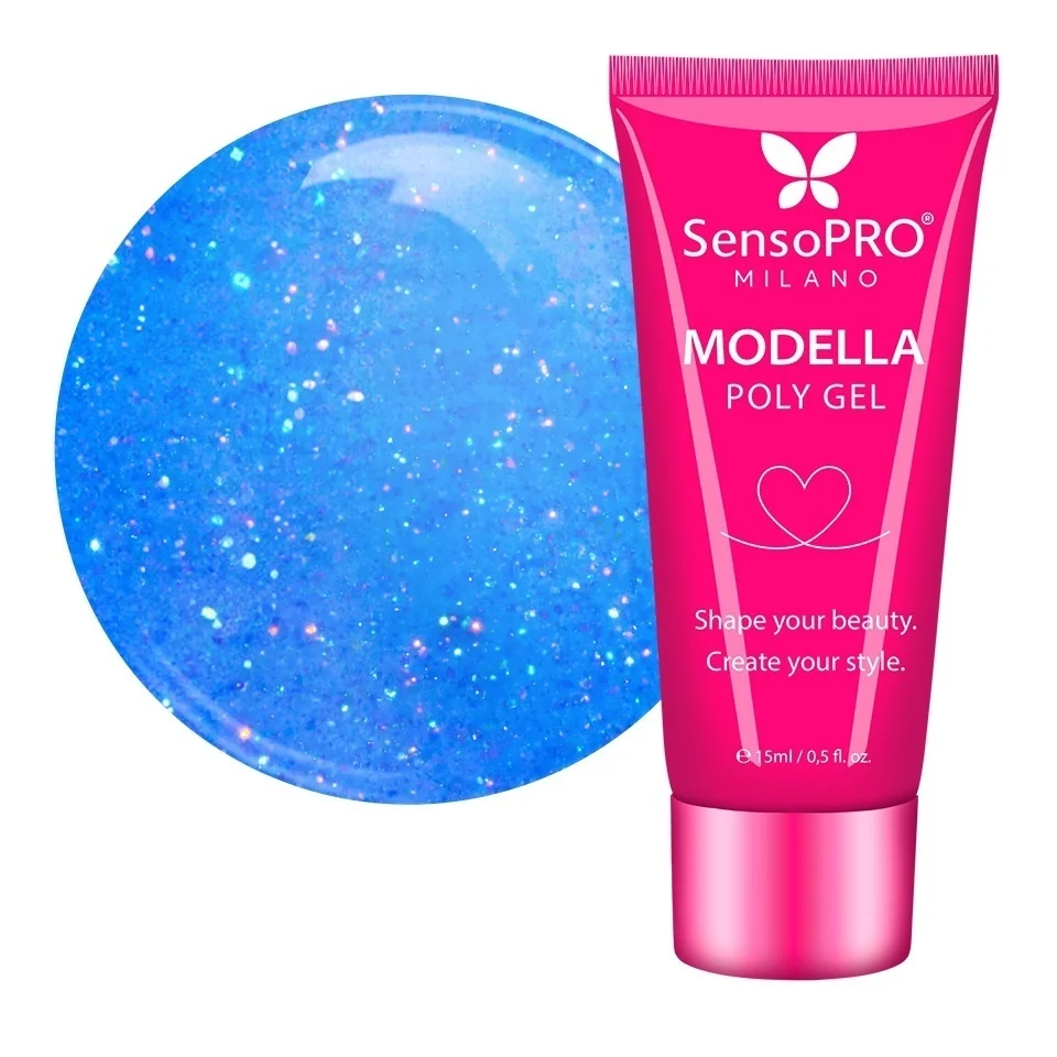 Polygel MODELLA SensoPRO Milano - Sapphire Mode, 15ml