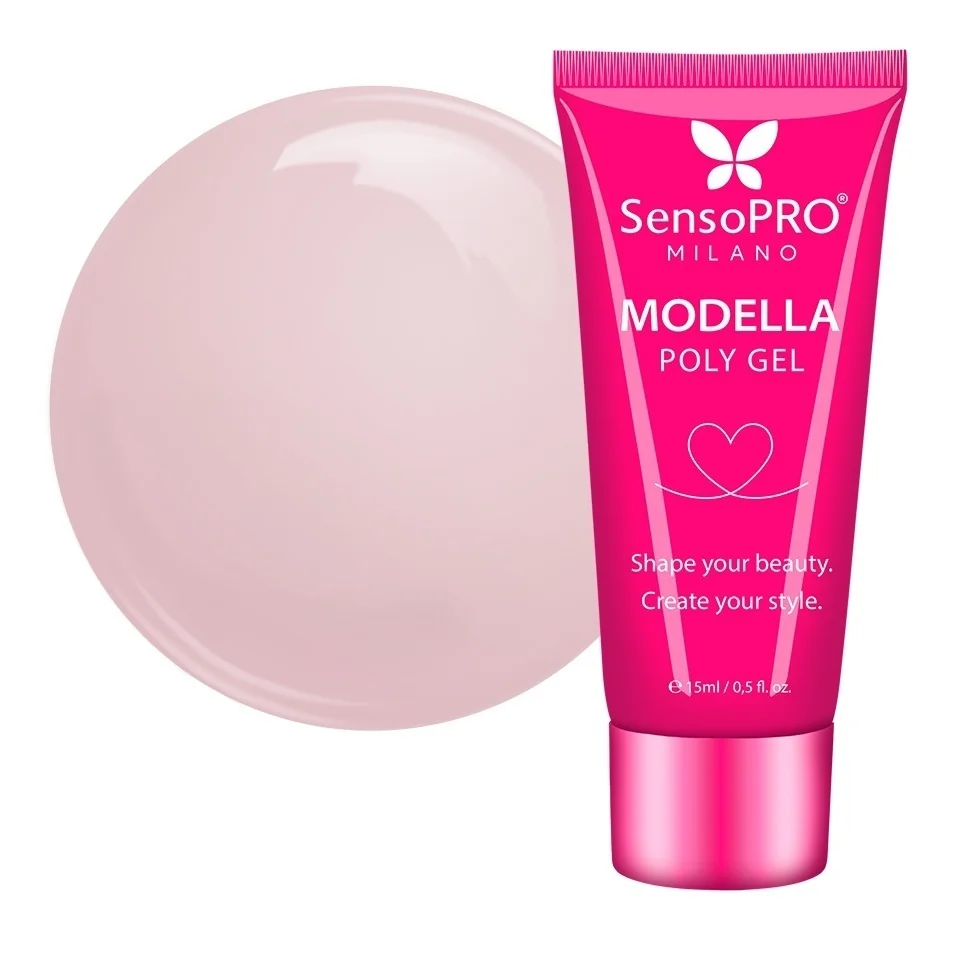 Polygel MODELLA SensoPRO Milano - Mocha Nude, 15ml