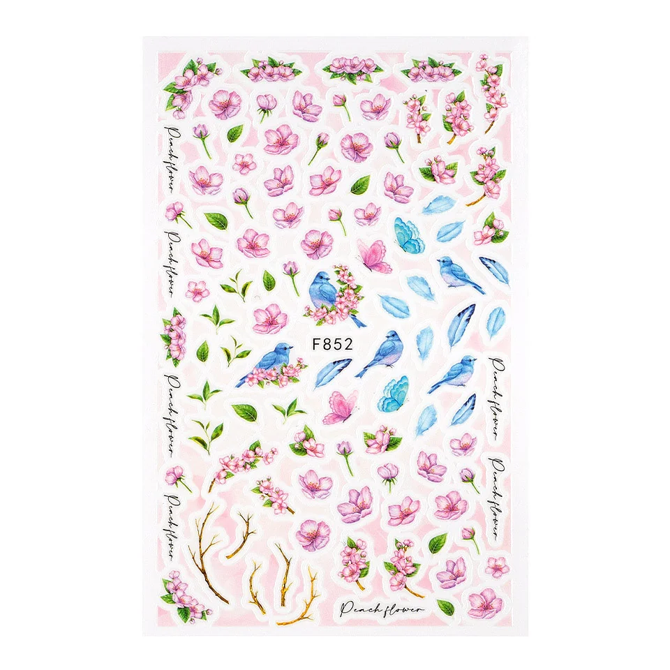 Abtibilduri Unghii SensoPRO Milano Flower Spirit, model F852