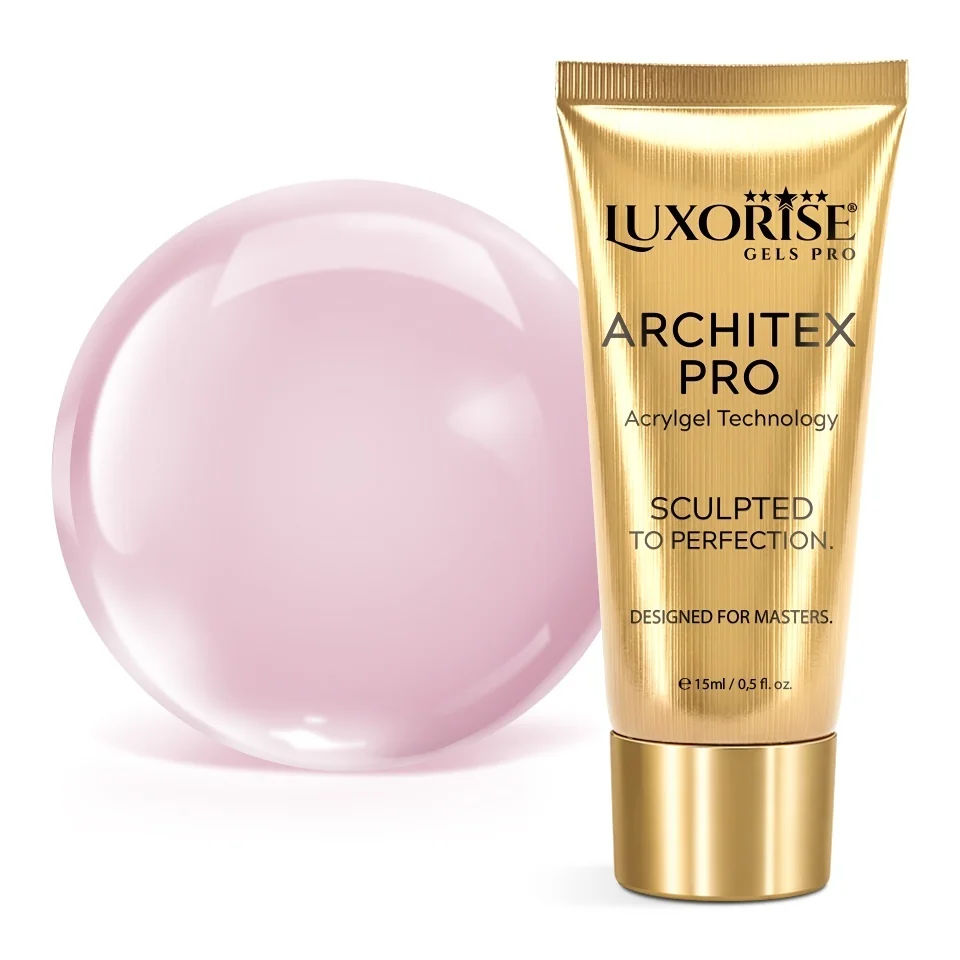 Polygel LUXORISE ARCHITEX PRO - Atelier Rosé Collection, Rose Canvas, 15ml