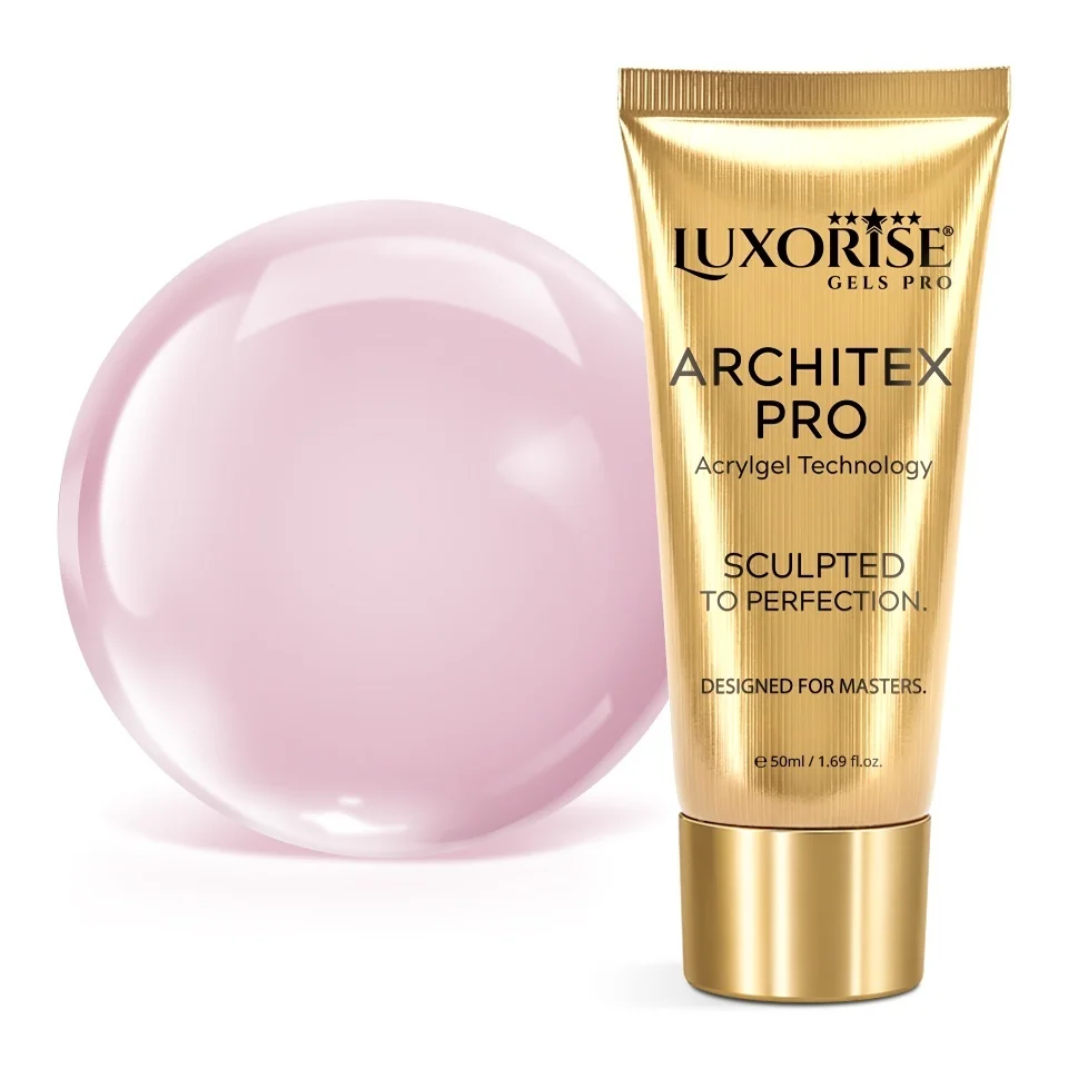 Polygel LUXORISE ARCHITEX PRO - Atelier Rosé Collection, Rose Canvas, 50ml