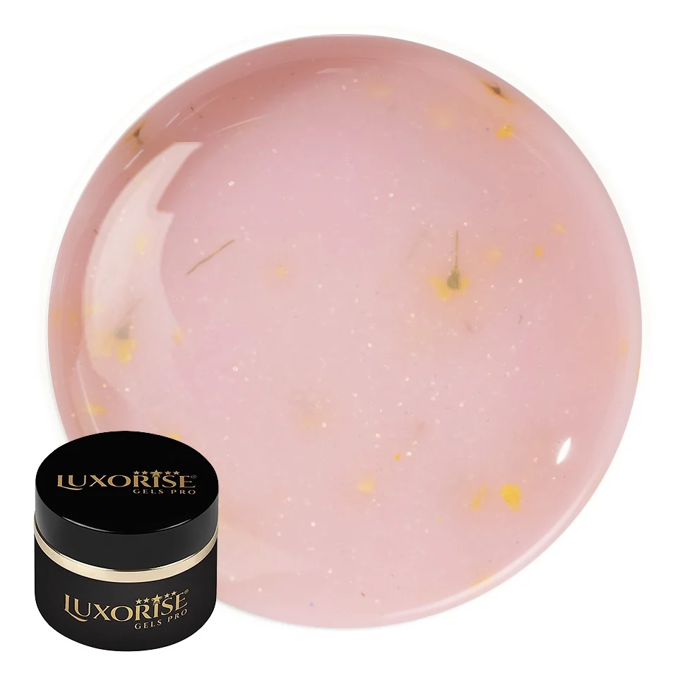 Gel UV Contructie Unghii RevoFlex Stellar Garden LUXORISE 15ml, Golden Azalea