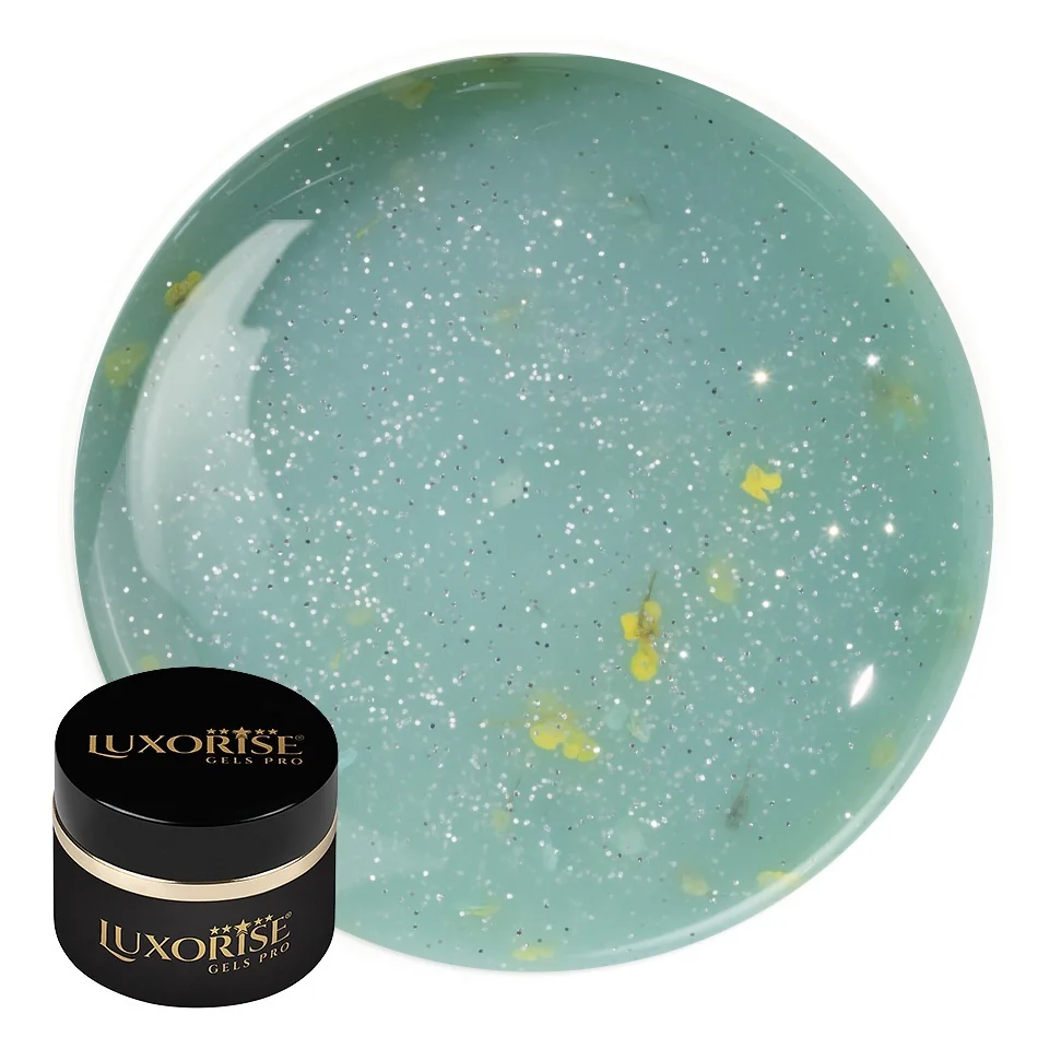 Gel UV Contructie Unghii RevoFlex Stellar Garden LUXORISE 15ml, Mint Hibiscus