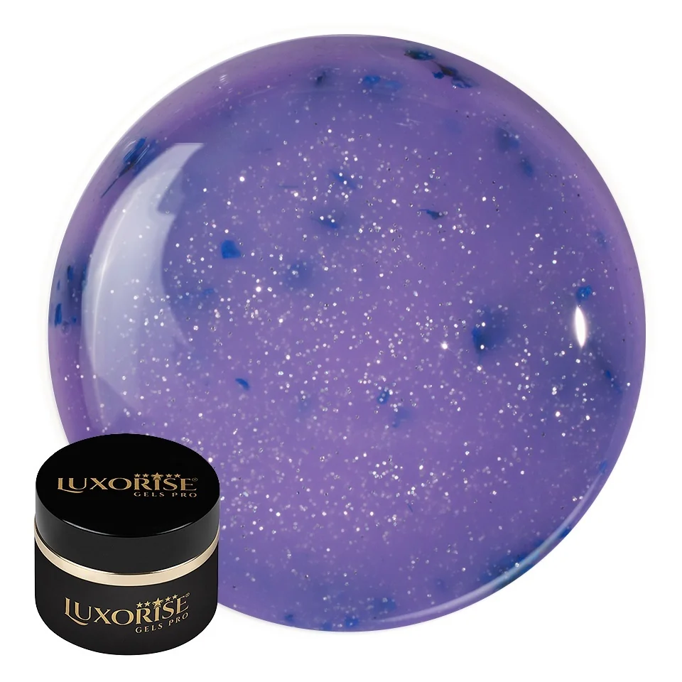 Gel UV Contructie Unghii RevoFlex Stellar Garden LUXORISE 15ml, Indigo Petunia