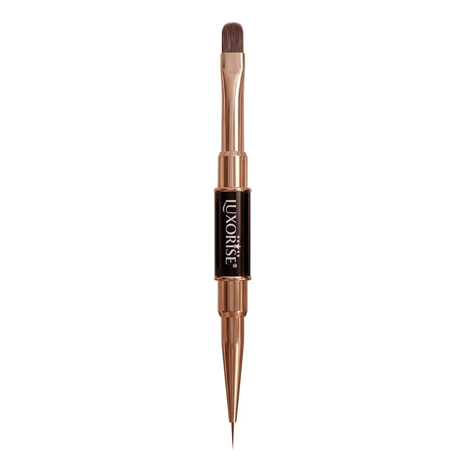 Pensula Unghii Dubla LUXORISE, Oval & Liner