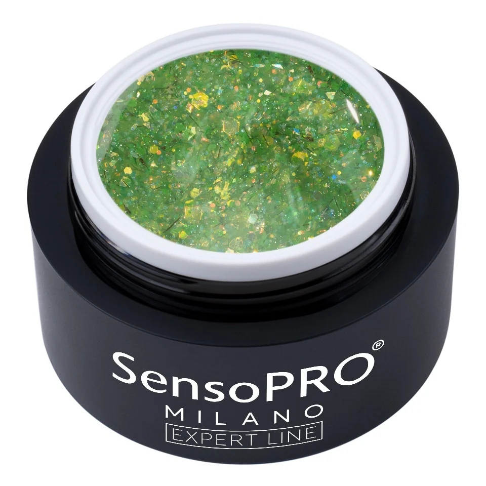 Gel Constructie Unghii Expert Line Petal Glow SensoPRO Milano - Mint Flora, 15ml