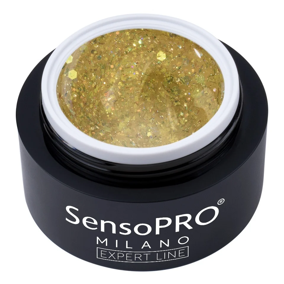 Gel Constructie Unghii Expert Line Petal Glow SensoPRO Milano - Honey Petal, 15ml
