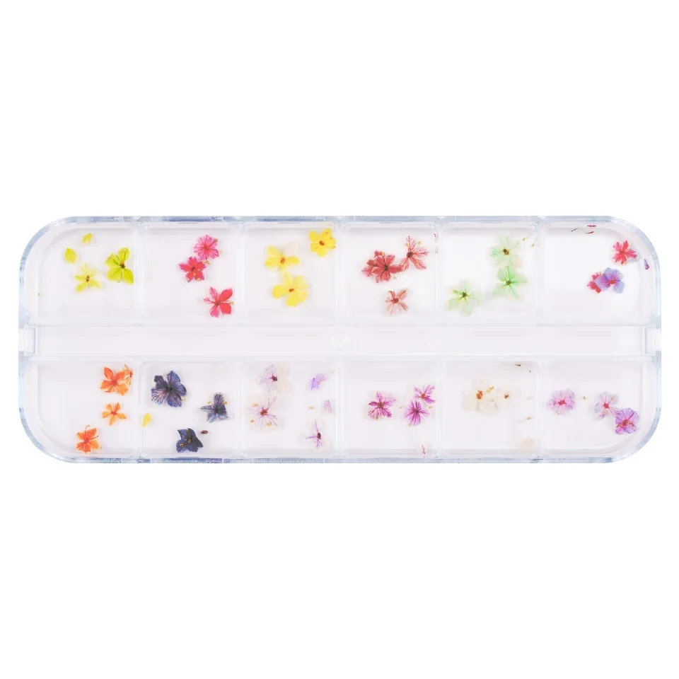 Flori Uscate Unghii LUXORISE - Bloom Vibe, 12 modele