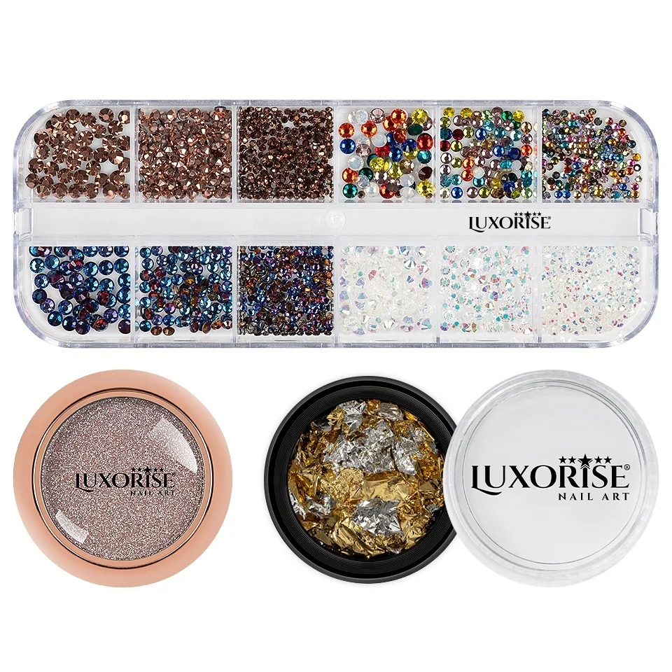 Set Nail Art Shimmer Touch