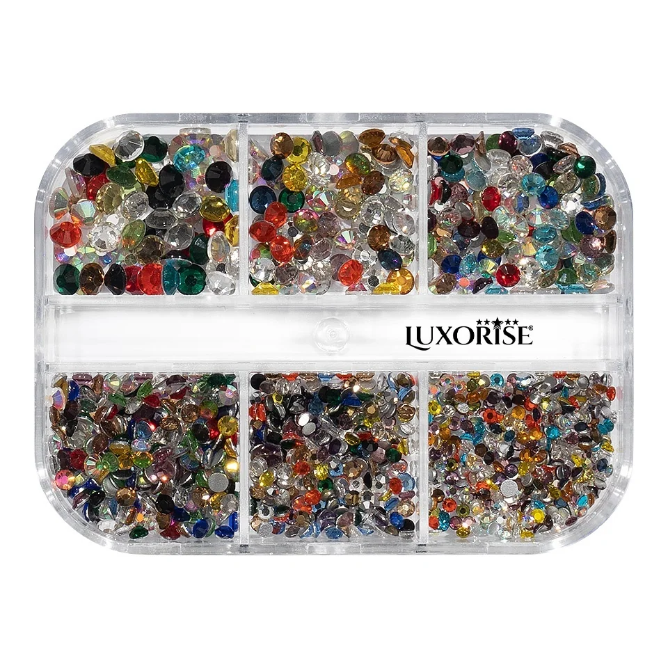 Strasuri Unghii LUXORISE Mystic Shapes, 6 modele