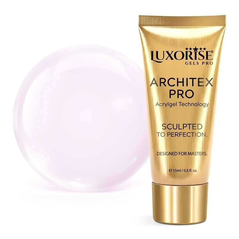Polygel LUXORISE ARCHITEX PRO - Rare Sensations Collection, Pearl Skin, 15ml