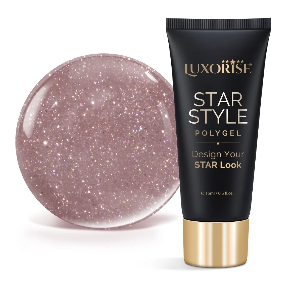Polygel LUXORISE STAR STYLE - STAR SIGNATURE Collection, Bronze Whisper, 15ml