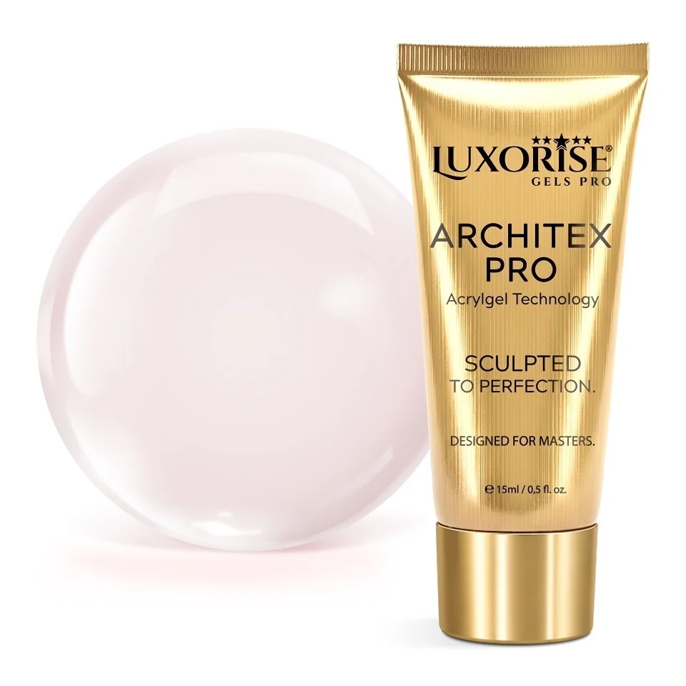 Polygel LUXORISE ARCHITEX PRO - Sculpted Nude Collection, Nude Rose, 15ml