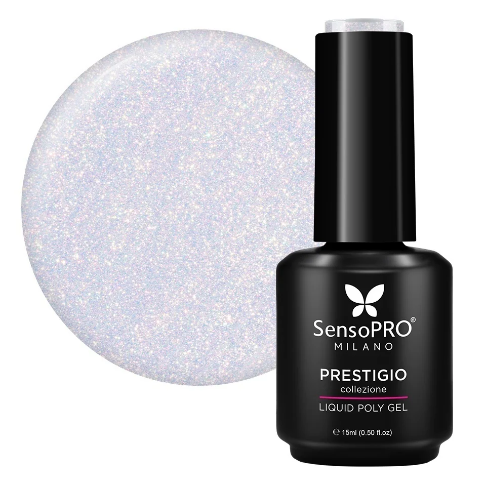 Polygel Lichid SensoPRO Milano PRESTIGIO, Iconic Glow, 15ml