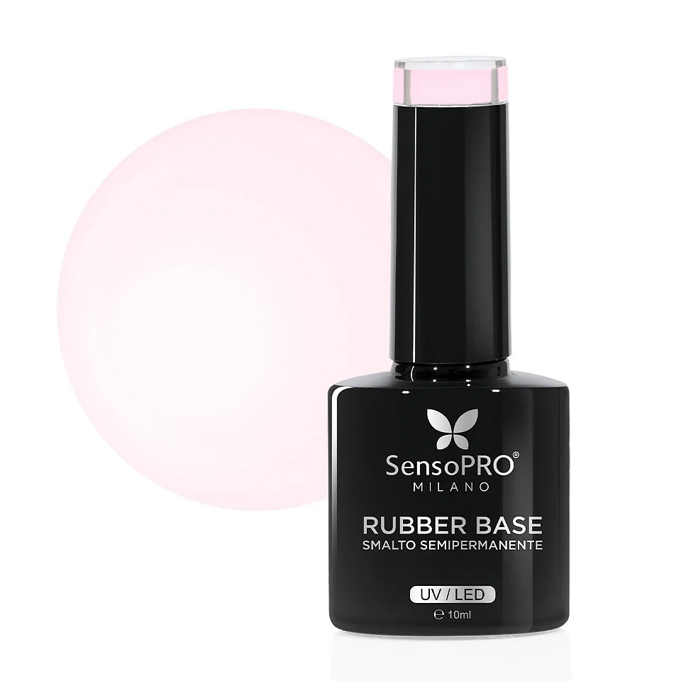 Rubber Base Gel SensoPRO Milano 10ml, #63 Pink Nude