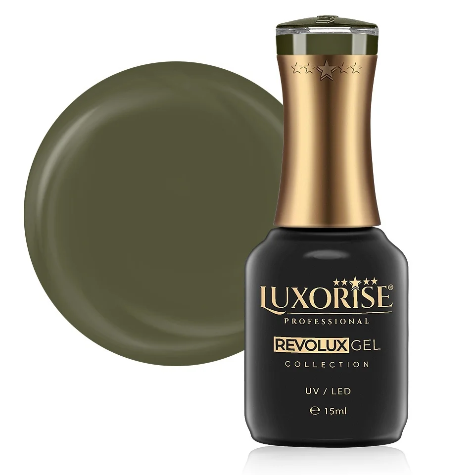Oja Semipermanenta Revolux LUXORISE, Olive Vibe 15ml