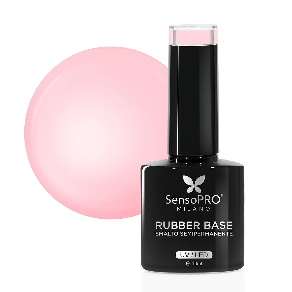 Rubber Base Gel SensoPRO Milano 10ml, #61 French Meringue