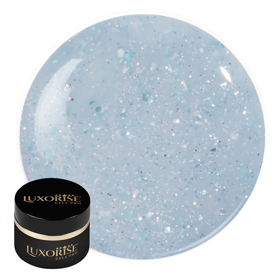 Gel UV Constructie Unghii RevoFlex Glitz LUXORISE 15ml, Antique Shine