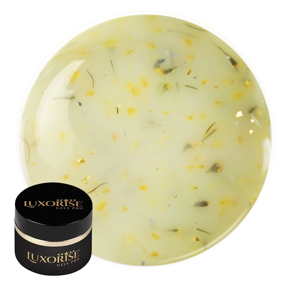 Gel UV Contructie Unghii RevoFlex Stellar Garden LUXORISE 15ml, Solar Daisy