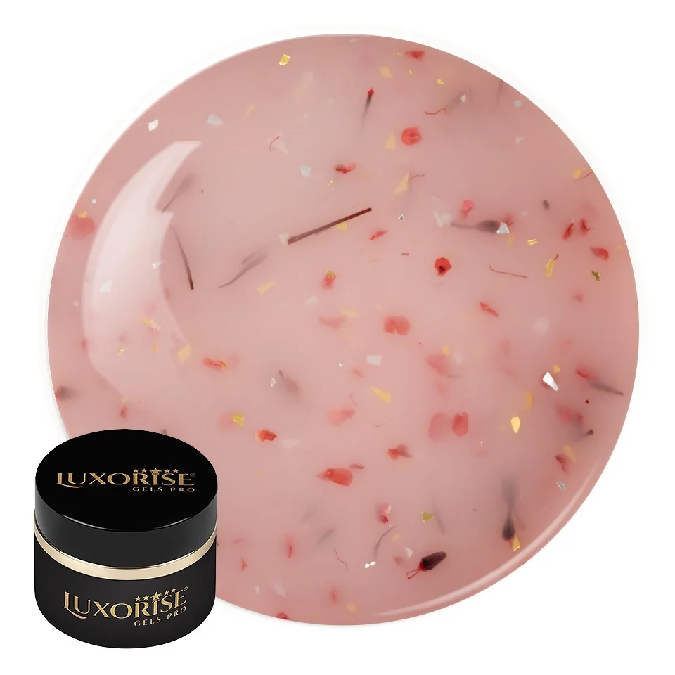 Gel UV Contructie Unghii RevoFlex Stellar Garden LUXORISE 15ml, Mars Blossom
