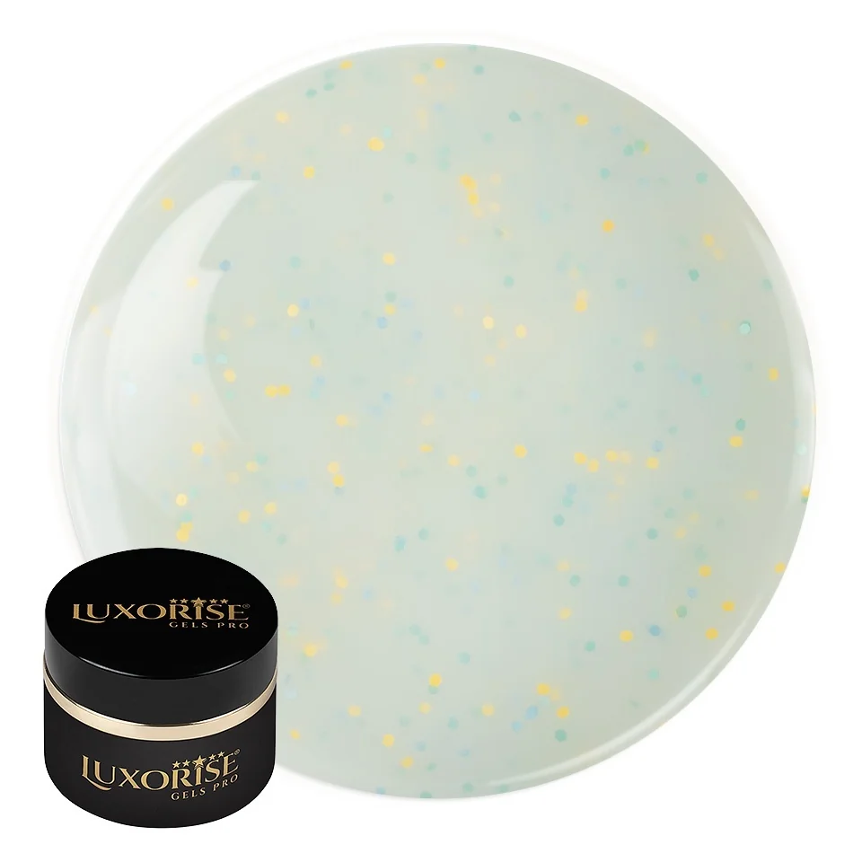 Gel UV Constructie Unghii Confetti Cake LUXORISE 15ml, Sugar Mint