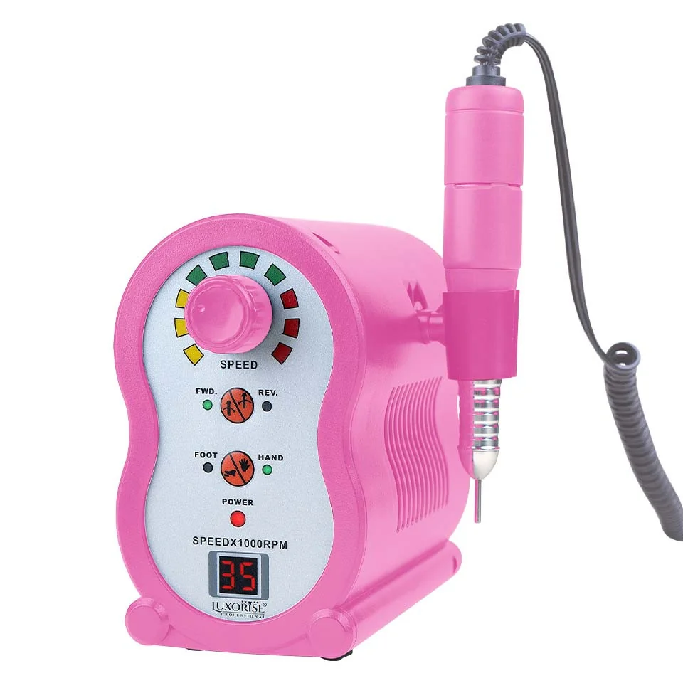 Freza Unghii Profesionălă X-PERT Ultra LUXORISE - 35.000 RPM - Pink