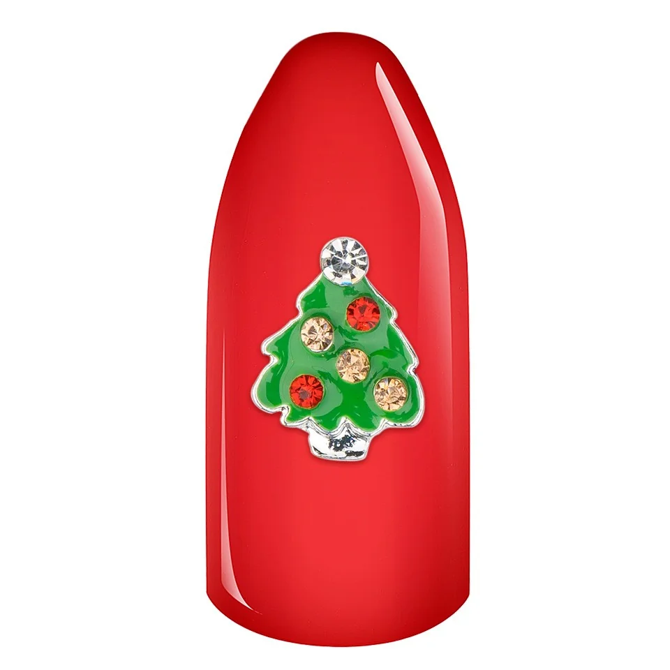 Decoratiune Unghii 3D De Iarna - Bradut #06