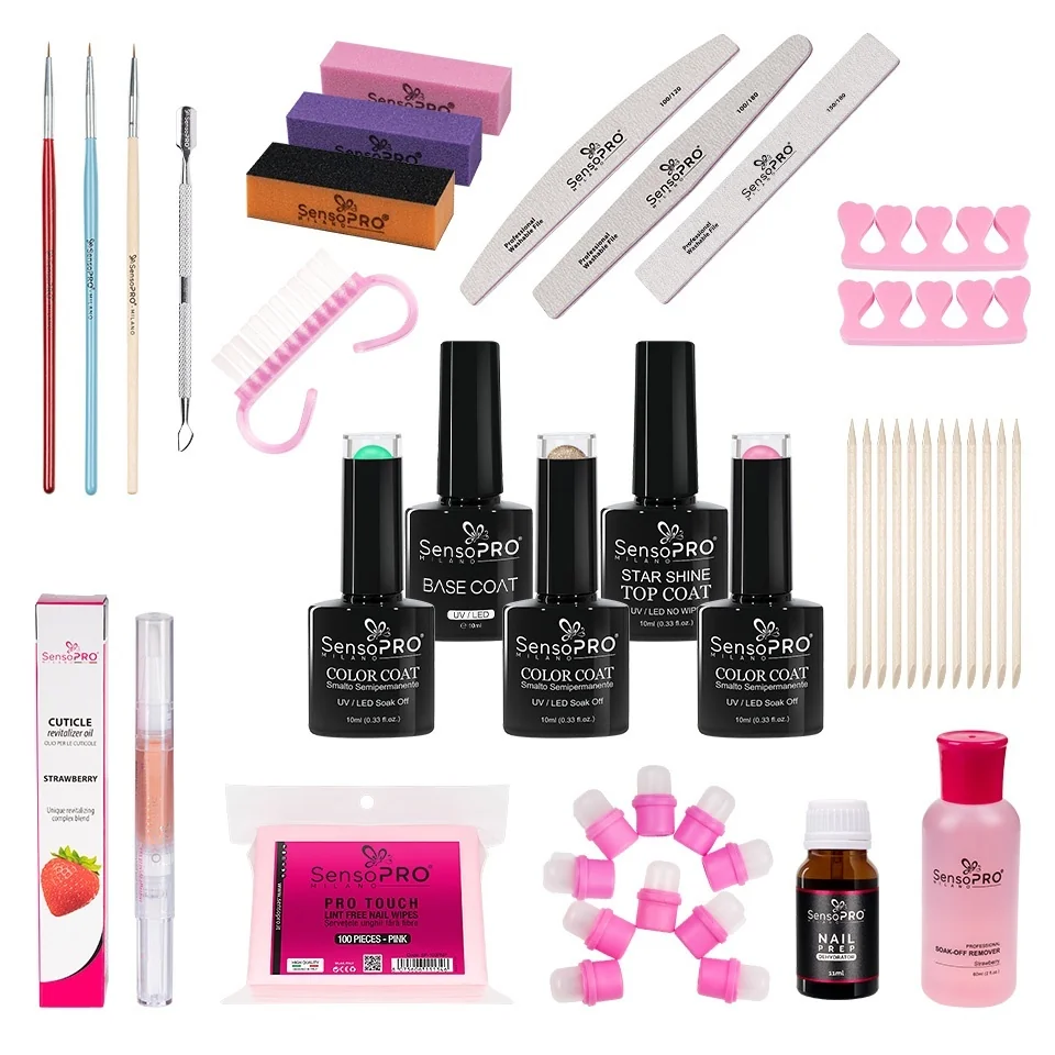 Kit Oja Semipermanenta Fara Lampa SensoPRO Milano 10ml #23 + Cadou