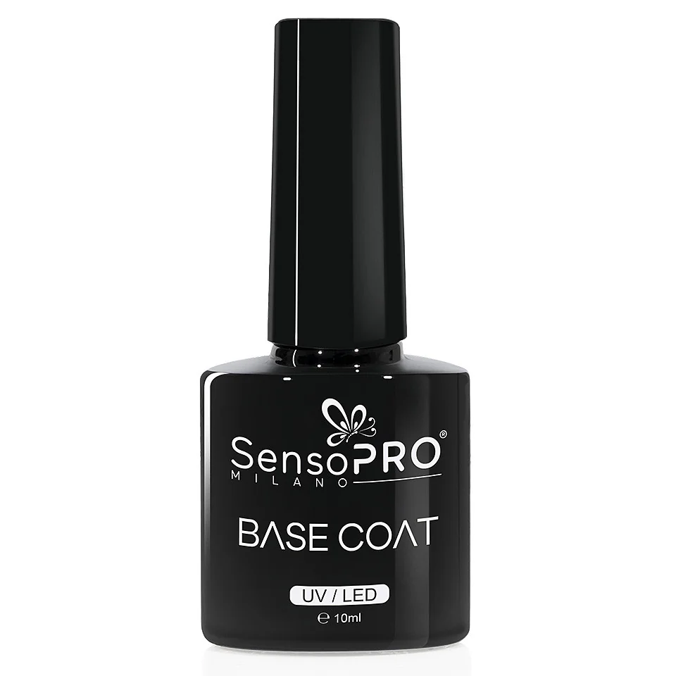 Base Coat Oja Semipermanenta SensoPRO Milano 10ml - Gel De Baza Pentru Oja Semipermanenta