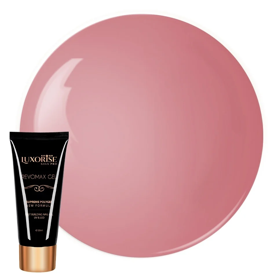 Polygel Revomax Gel Luxorise Peachy Pink 30ml (LX013)