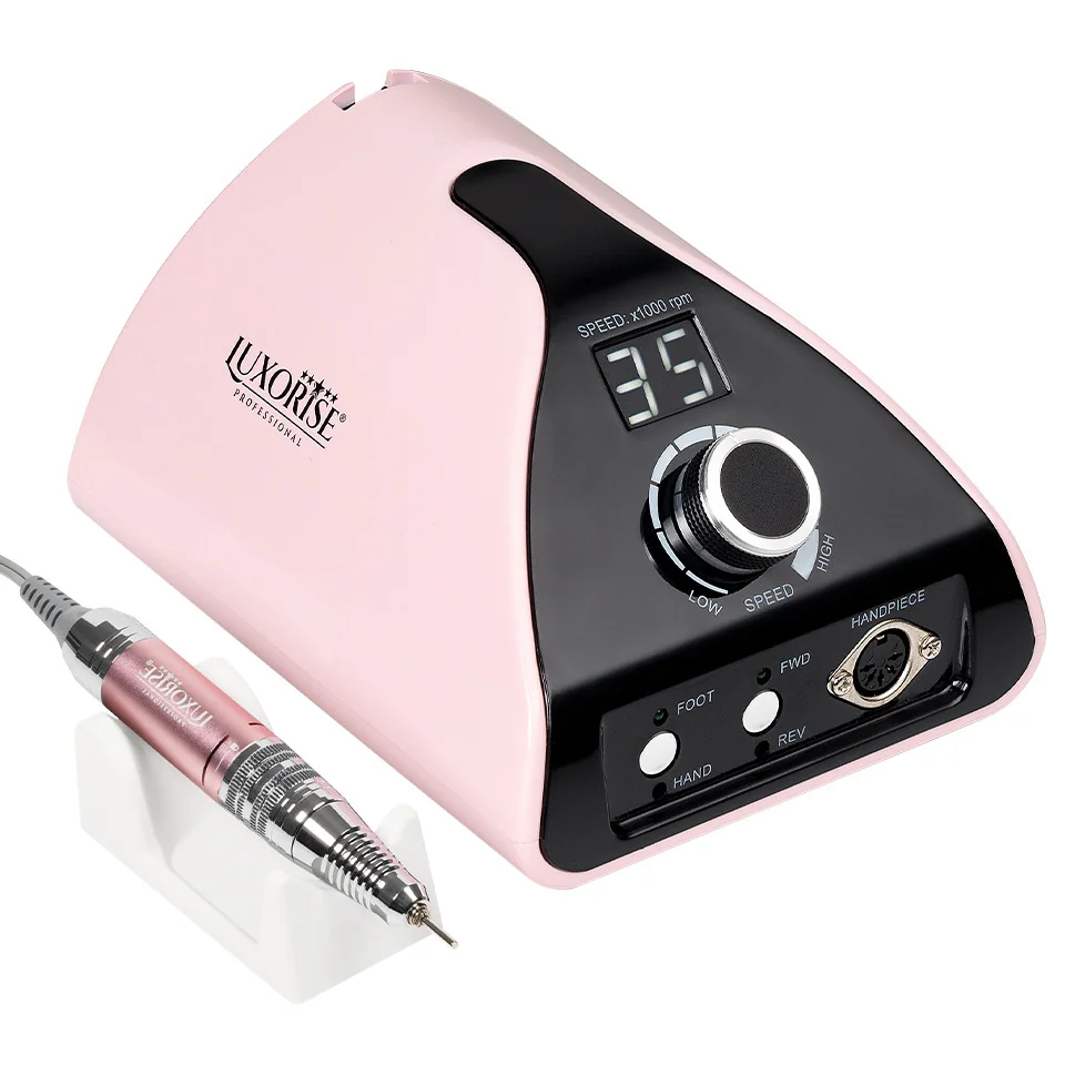 Freza Unghii Profesionala Energy Elite - Luxorise, 35.000 RPM, Pink