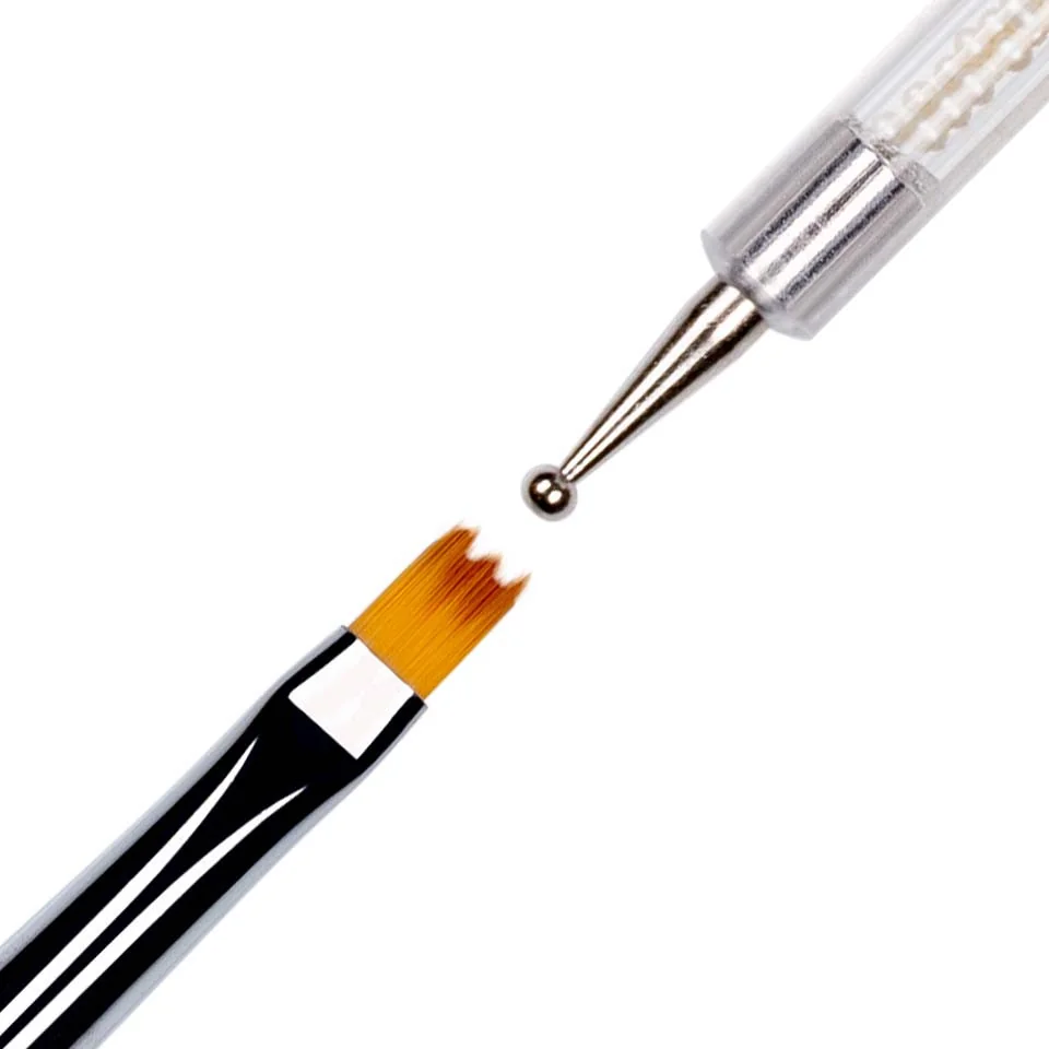 Pensula Unghii Tehnica One Stroke, Doua Capete #05 LUXORISE