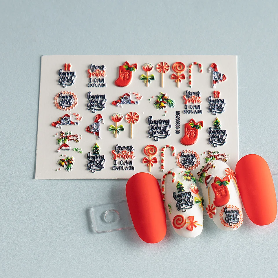 Tatuaj 3D Unghii Luxorise Winter MG200830-30