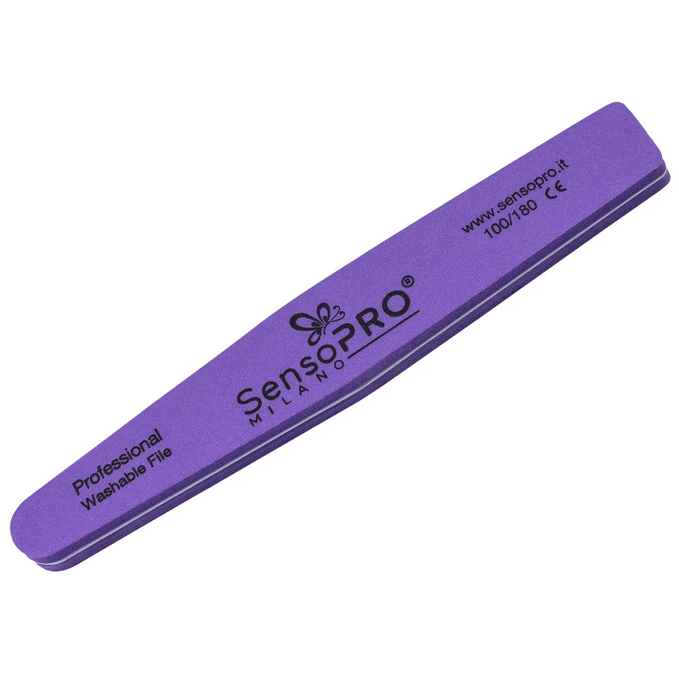 Pila Buffer Unghii Picatura SensoPRO Milano, Granulație 100 180, Mov