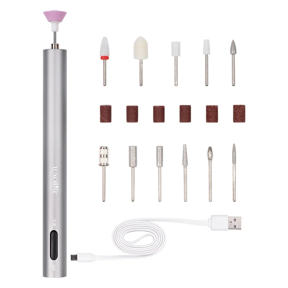 Freza Unghii Portabila Titanium Pen Pro - Luxorise, Silver