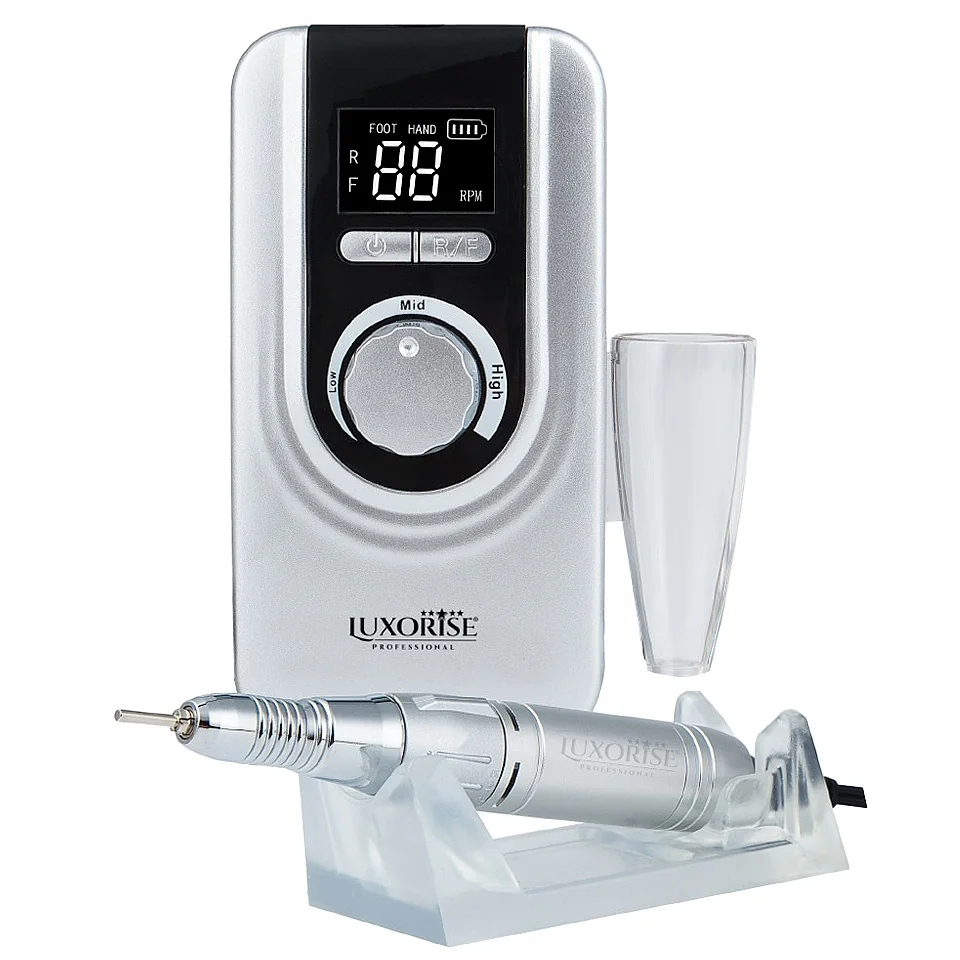 Pila Electrica Portabila Revolution Elite - LUXORISE , 35.000 RPM, Silver