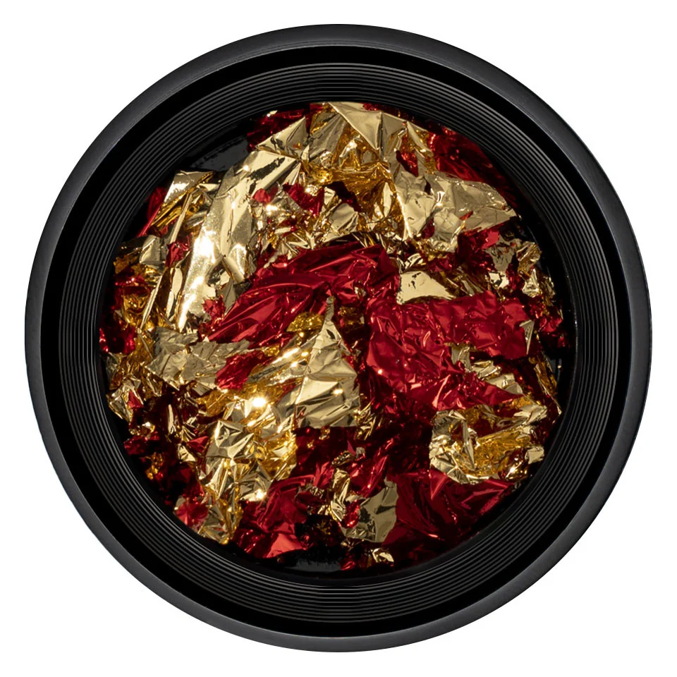 Foita Unghii LUXORISE - Unique Red &amp; Gold #07