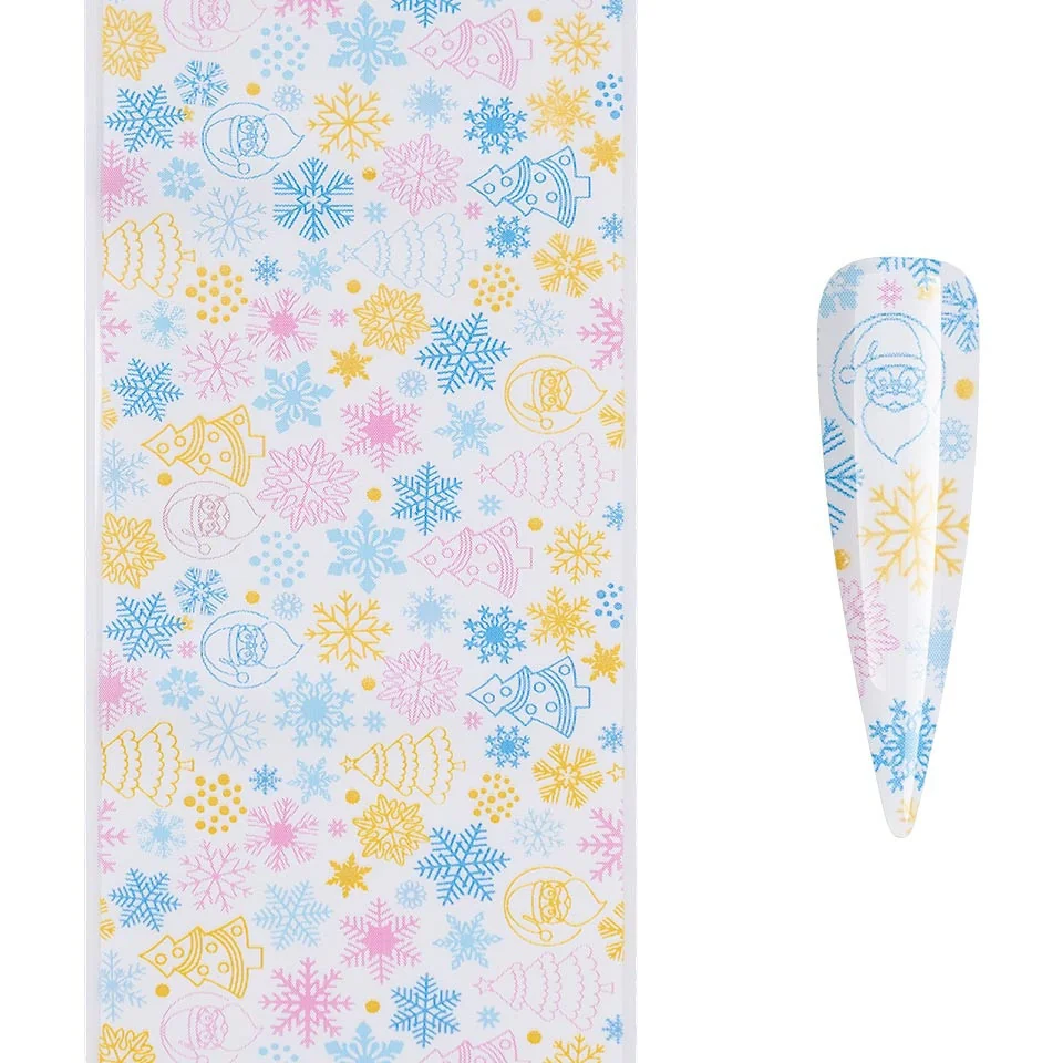 Folie de Transfer Unghii LUXORISE, Christmas Sky