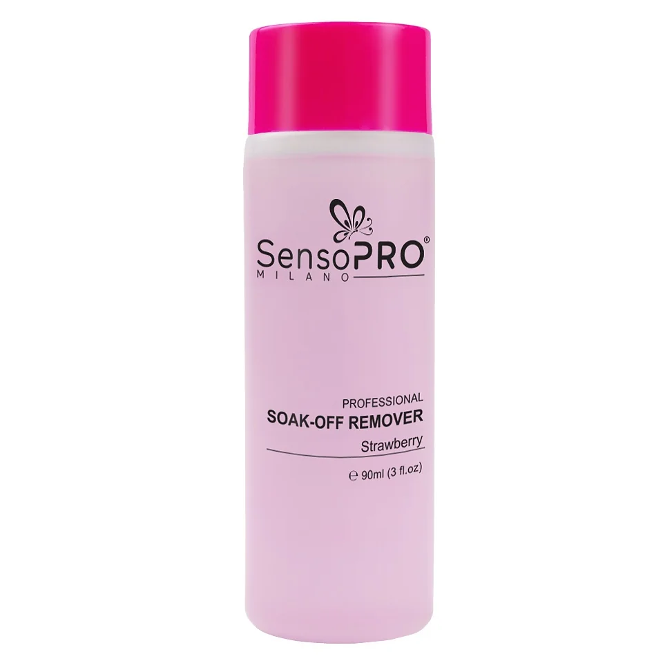 Soak-Off Remover Strawberry SensoPRO Milano, 90ml