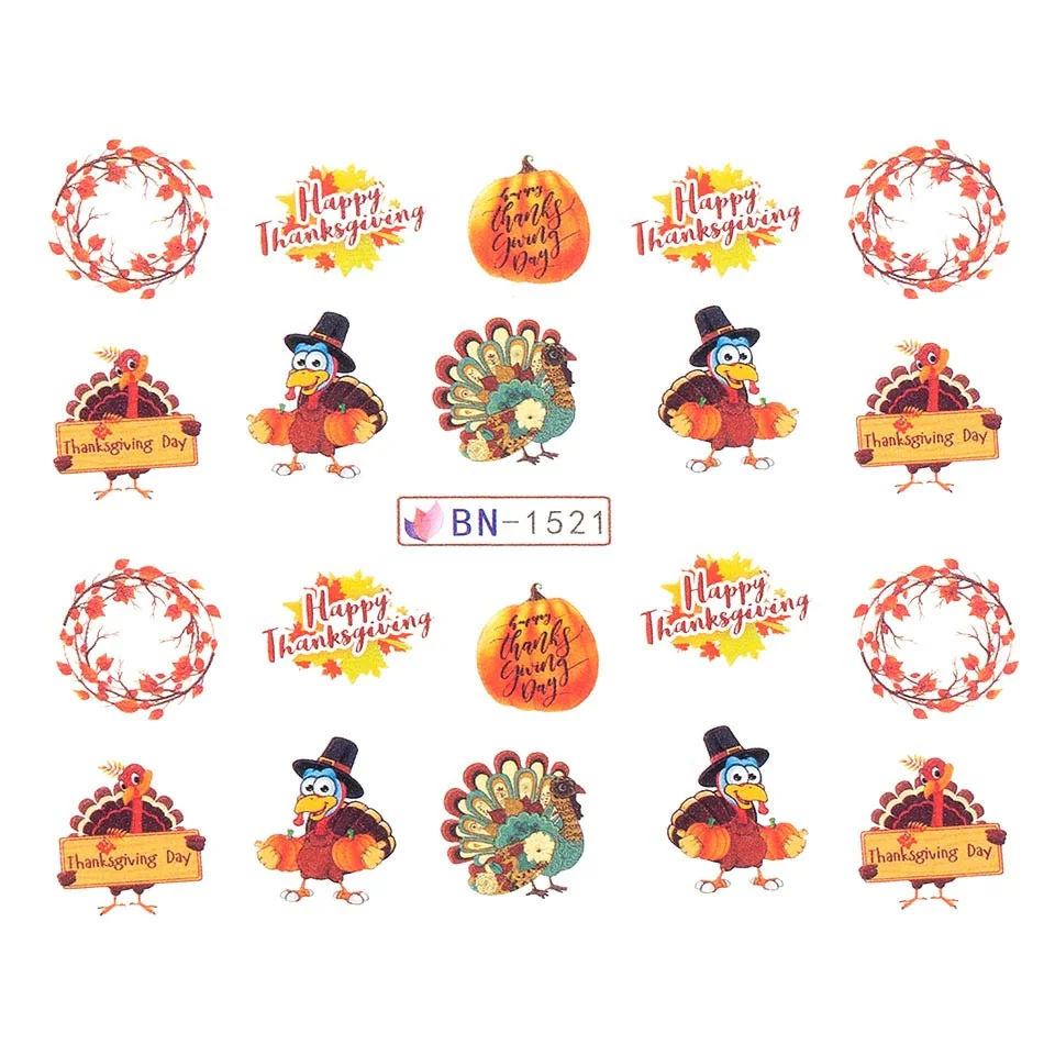 Tatuaj Unghii LUXORISE Fall Vibes, BN-1521