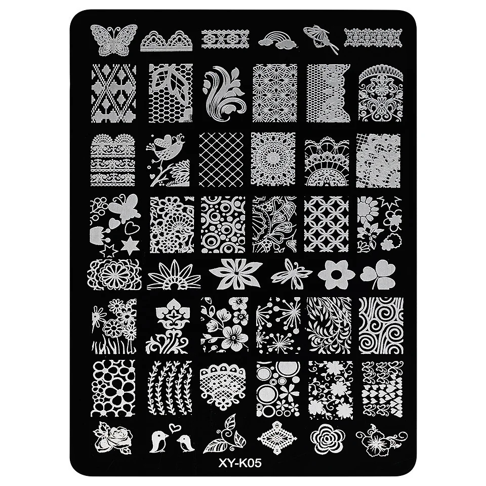 Matrita Metalica Stampila Unghii LUXORISE, Lady's Night XY-K05