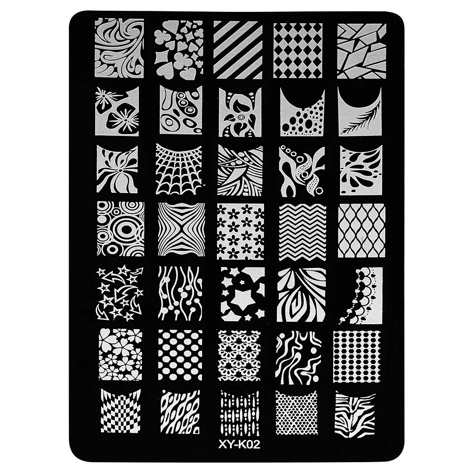 Matrita Metalica Stampila Unghii LUXORISE, Take a Break XY-K02