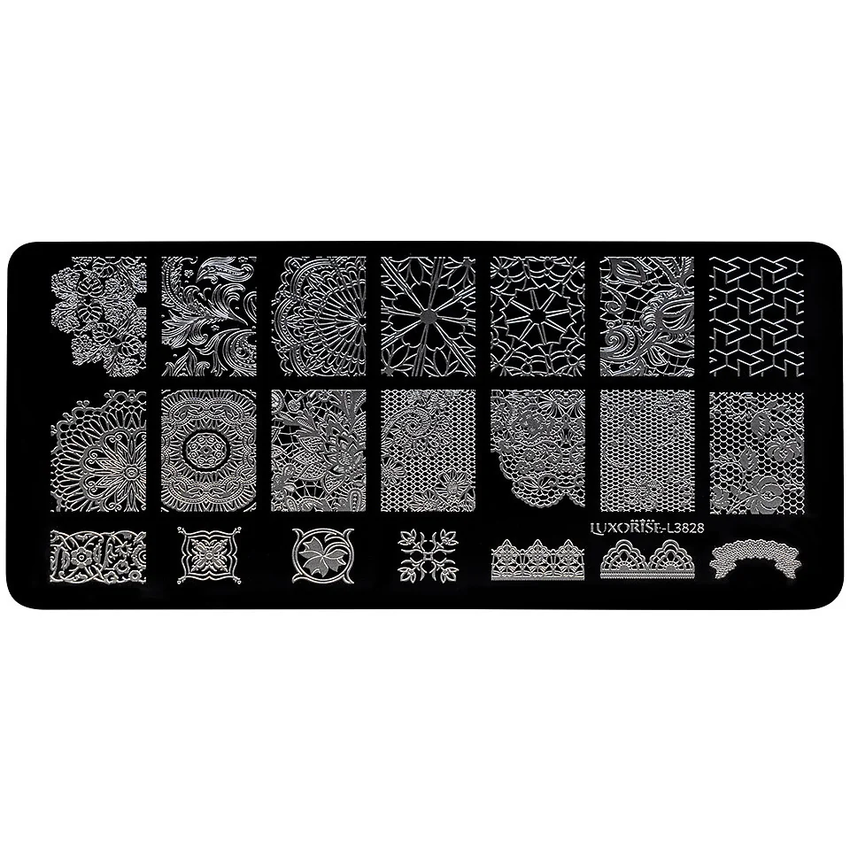 Matrita Metalica Stampila Unghii LUXORISE, Precious Beauty