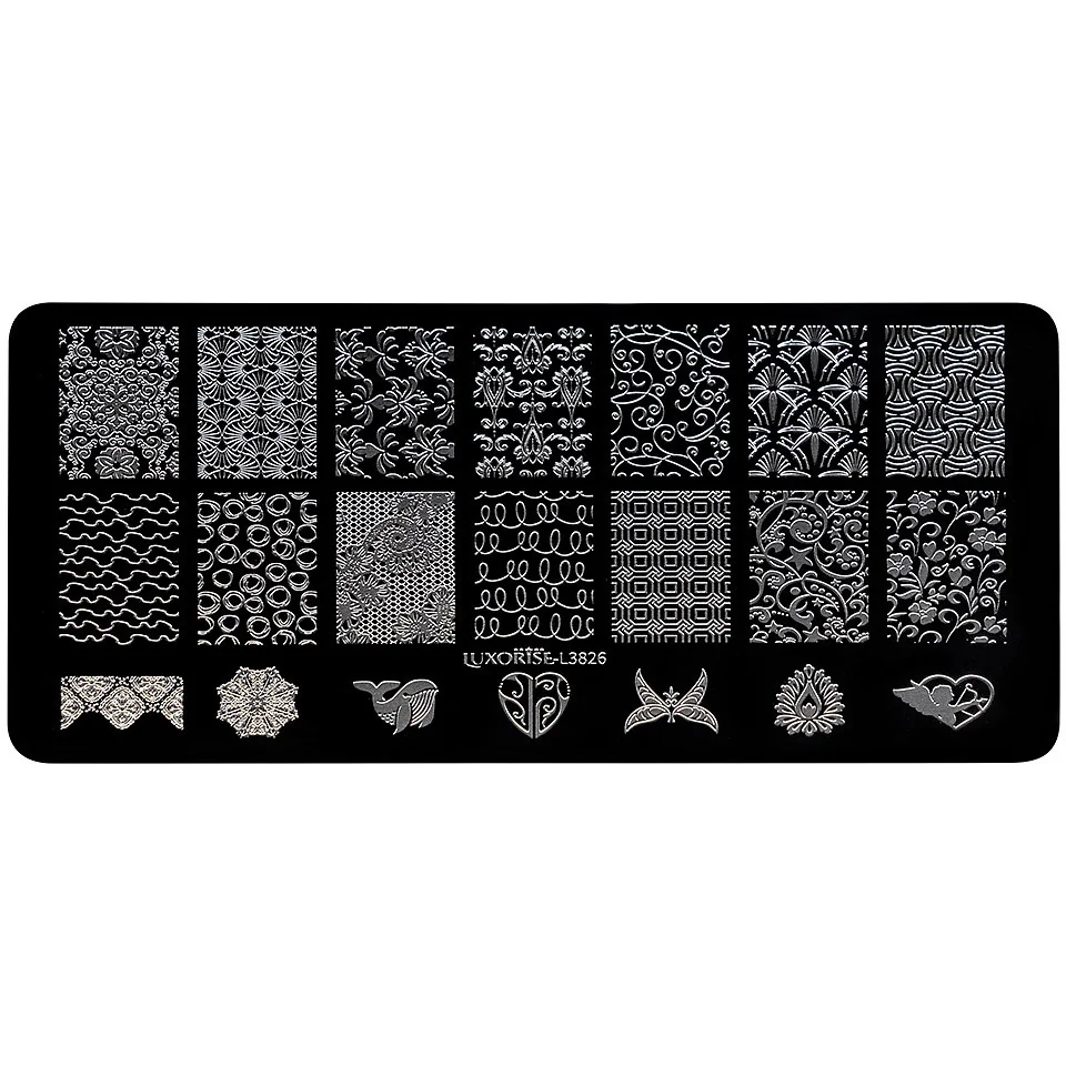 Matrita Metalica Stampila Unghii LUXORISE, Game Changer