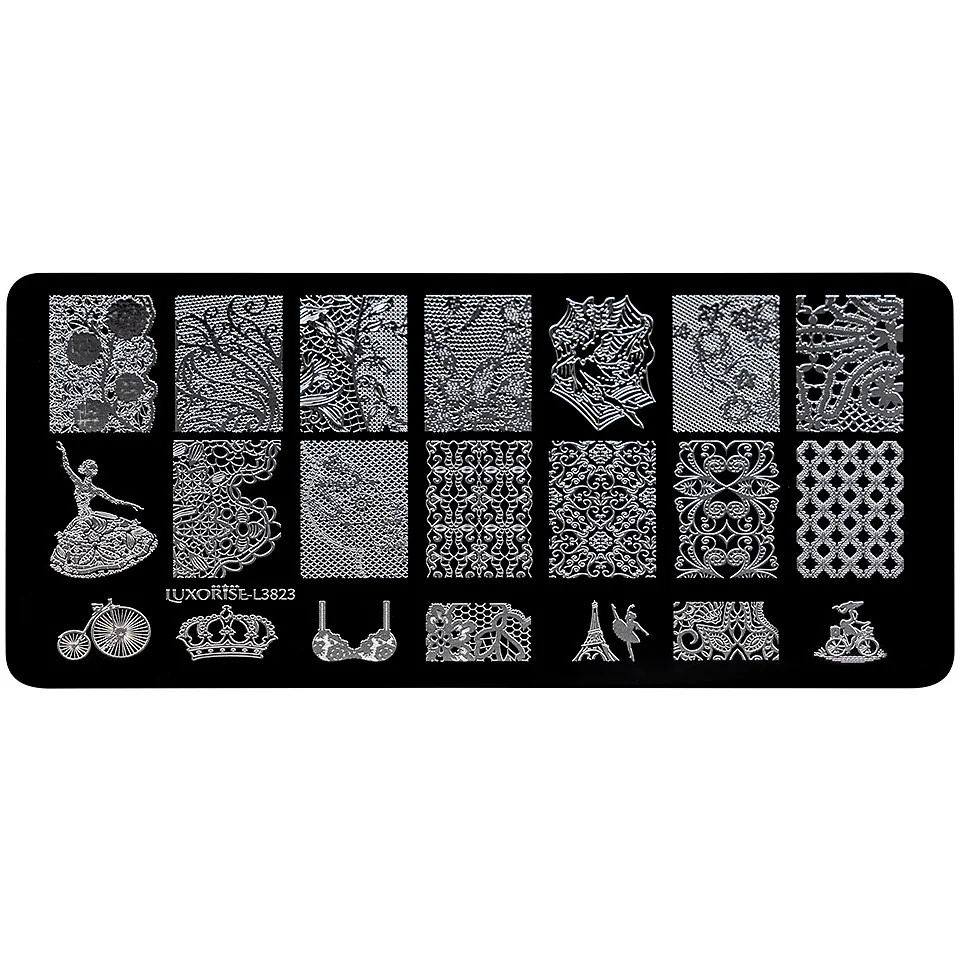 Matrita Metalica Stampila Unghii LUXORISE, Stay Crazy