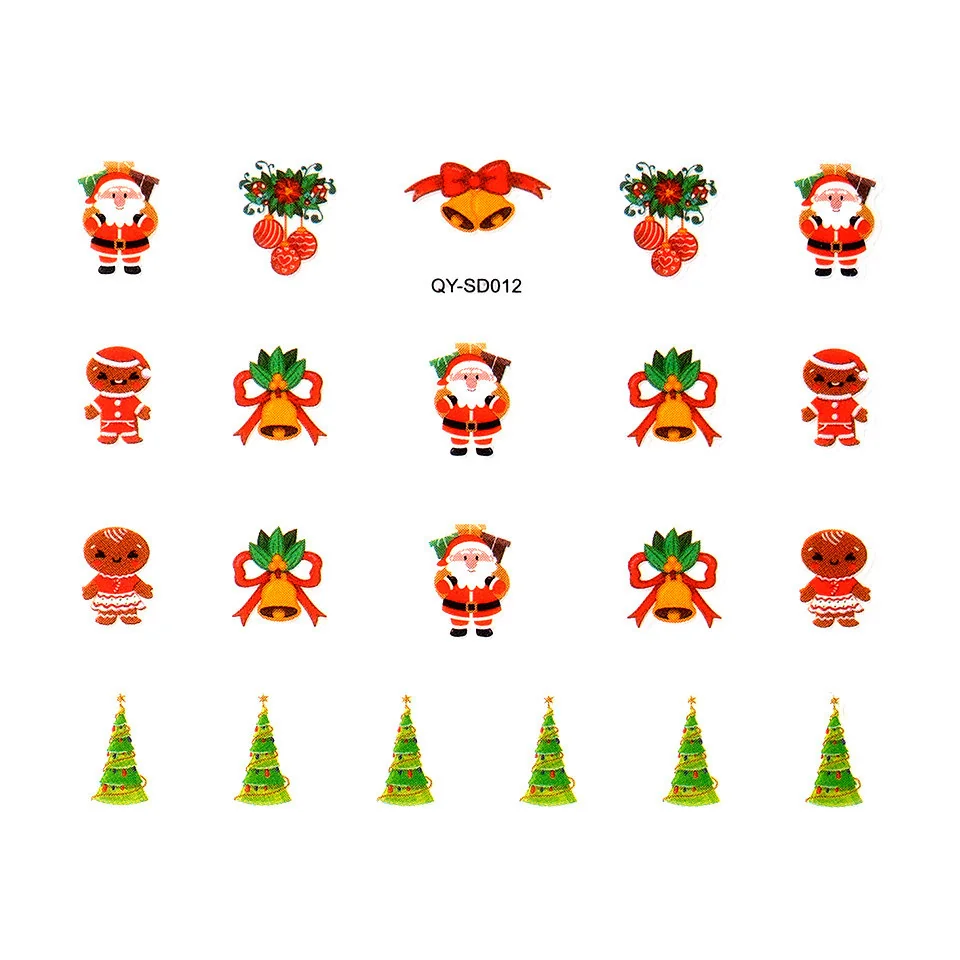 Abtibild Unghii SensoPRO Milano Christmas Wonderland Edition, QY-SD012