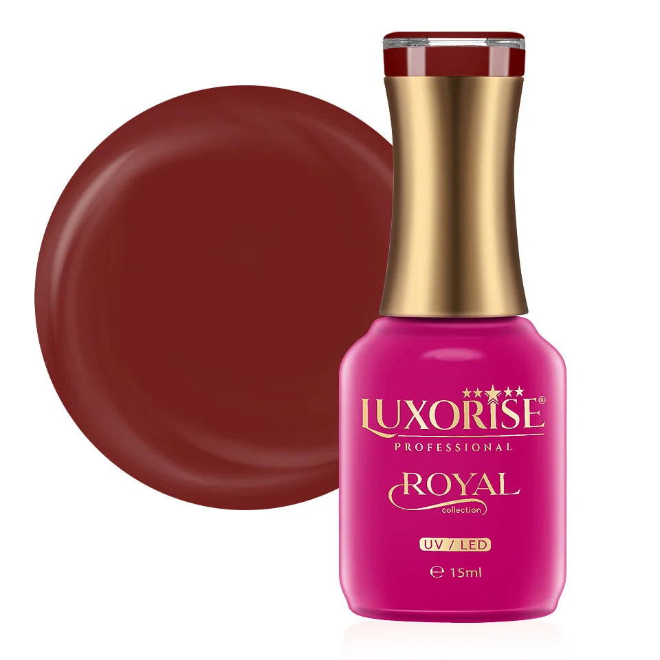 Oja Semipermanenta Royal Collection LUXORISE, Royal Red 15ml