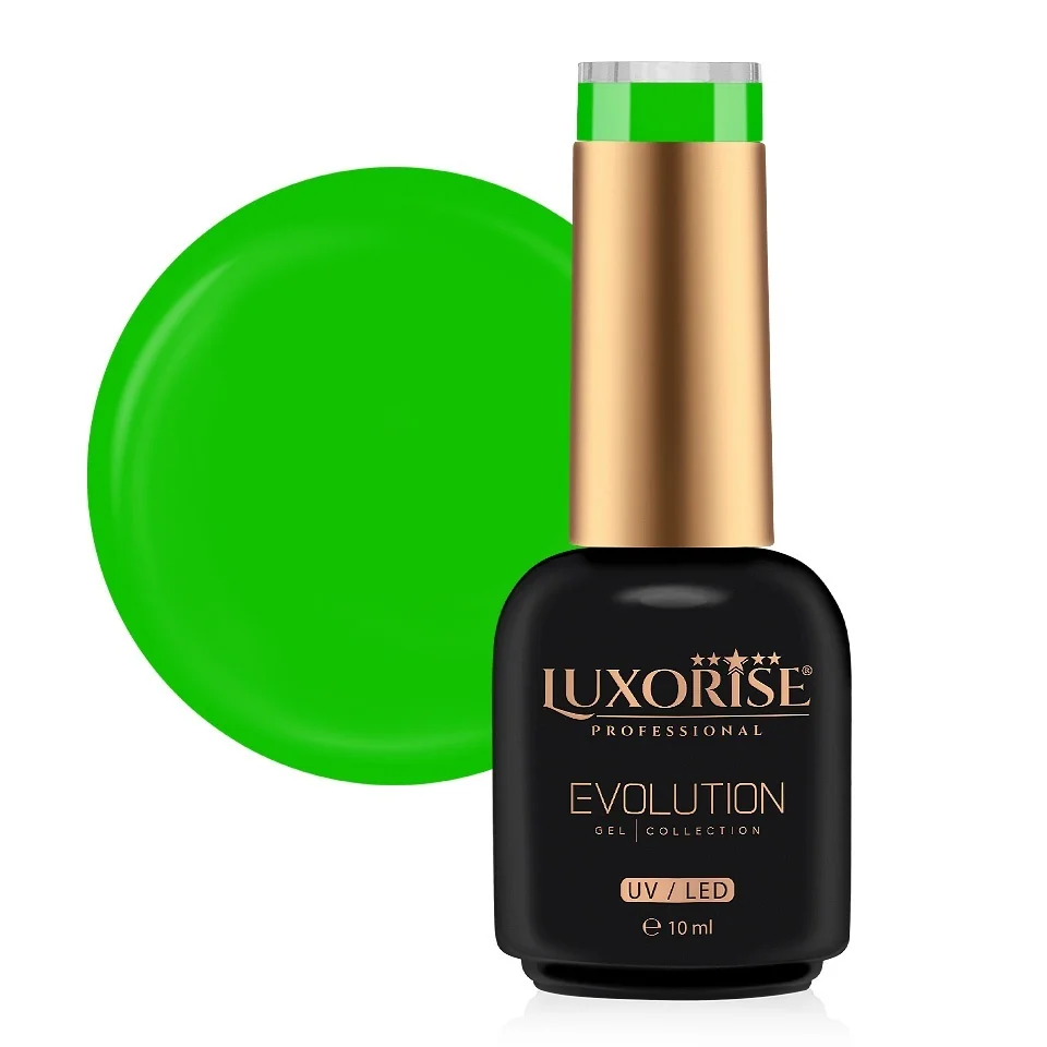 Oja Semipermanenta LUXORISE Evolution, Neon Obsession - Turbo Green 10ml