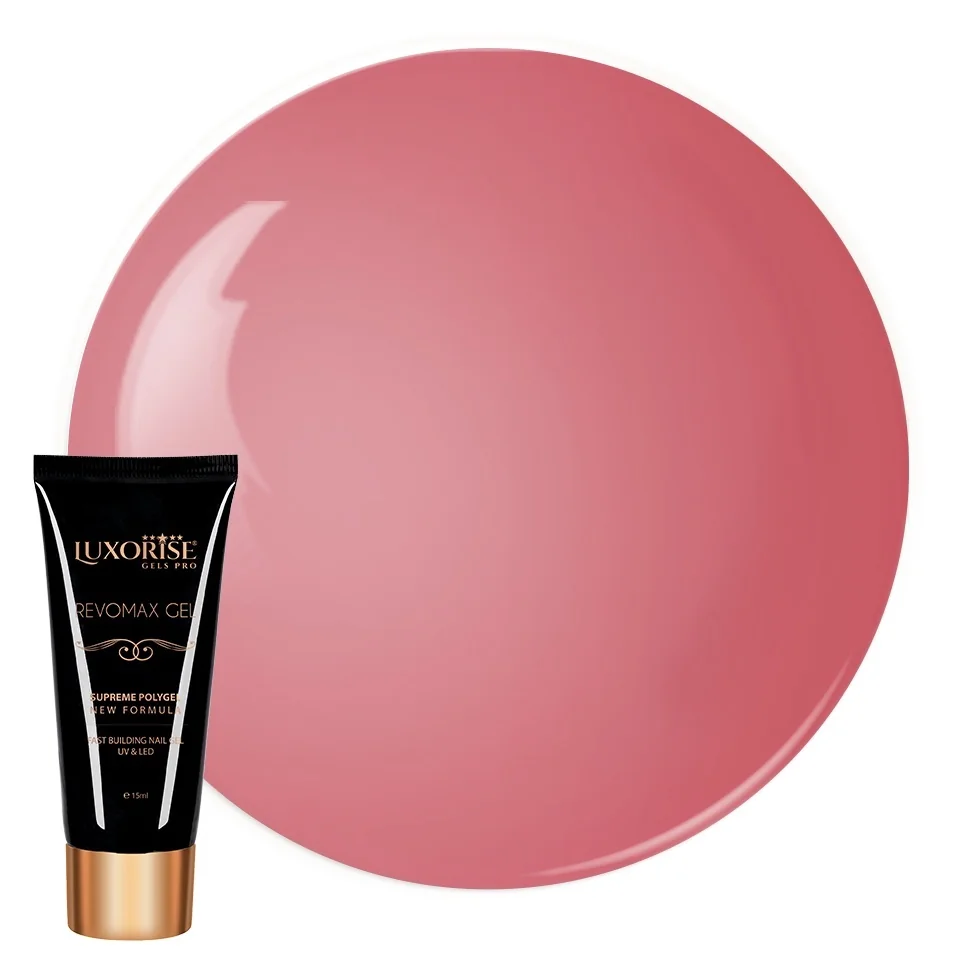 Polygel REVOMAX GEL LUXORISE Dusty Pink, 15ml